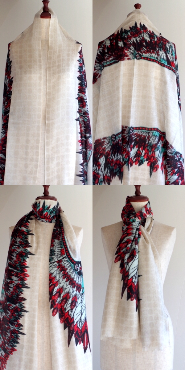 YARNZ NEWYORK】15SS/ヤーンズ Headdress カシミア70%・シルク30