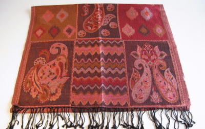 シルクストール】ミッソーニ風ストール/絹100％ストール/インド製