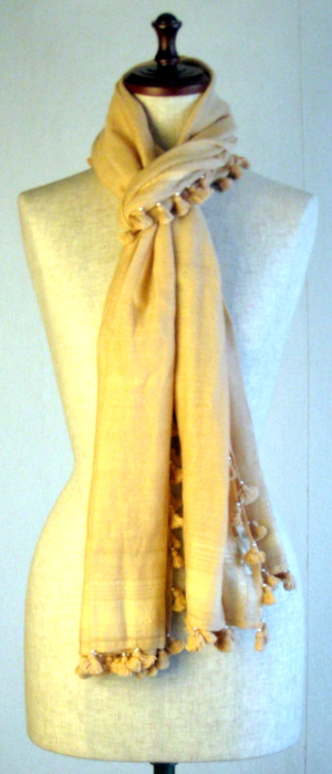 CITRUS シトラス】2013SSストール パールつきポンポンストール