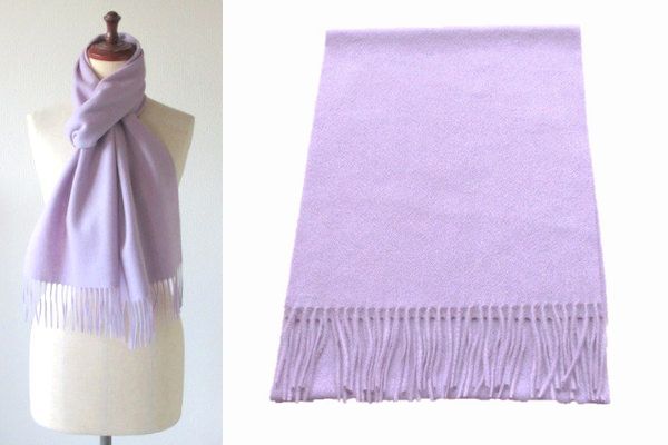 マフラー ロング 秋冬 無地 カシミヤ 100% 厚手 ストール メンズ